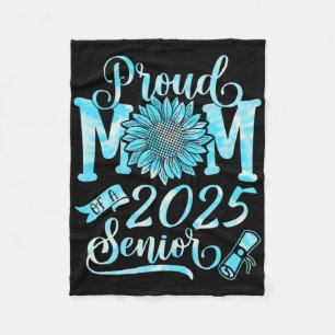 Proud Mom Of A 2025 Senior1 Fleece Blanket