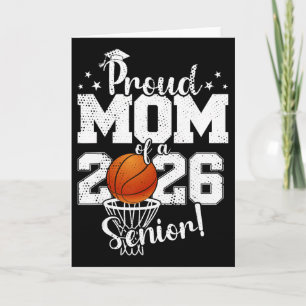 Proud Mom Of A 2026 Senior Sketll Cl Graduation Card
