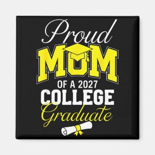 Proud mom of a 2027 graduate funny senior magnet