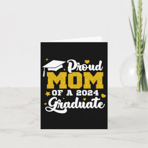 Proud Mom Of A Cl Of Graduate Senior Graduation 1  Card