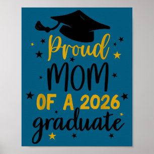 Proud mom of a class of 2026 graduate senior poster