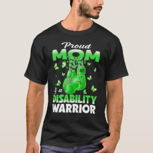 Proud Mom Of A Disability Warrior Awareness T-Shirt