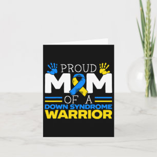 Proud Mom Of A Down Syndrome Warrior Extra Chromos Card