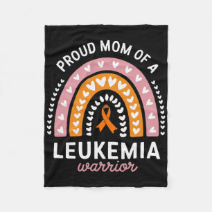 Proud Mom Of A Leukaemia Warrior 1  Fleece Blanket