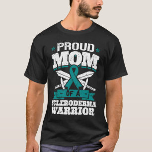 Proud Mom Of A Scleroderma Warrior Awareness Ribbo T-Shirt