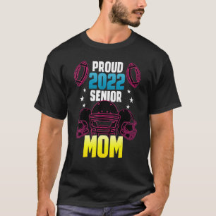 Proud Mom Of A Senior American Football Player Fan T-Shirt