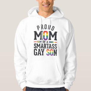 Proud Mom of a Smartass Gay Son Vintage Shirt Desi