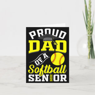 Proud mom of a softball senior class of 2026 card