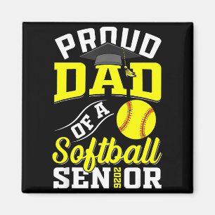 Proud mom of a softball senior class of 2026 magnet