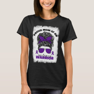 Proud Mom Of An Epilepsy Warrior Epilepsy Awarenes T-Shirt