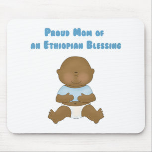 Proud Mom of an Ethiopian Blessing Mouse Pad