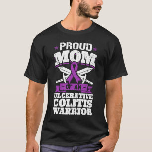 Proud Mom Of An Ulcerative Colitis Warrior Awarene T-Shirt