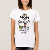 Proud Mom of the graduate photo name T-Shirt (Front)