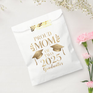 Proud Mom of Two 2025 Graduates Graduate Twins Favour Bag
