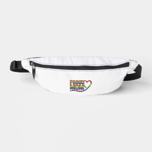 Proud Mom Rainbow Heart Vintage Engraving Design_1 Fanny Pack
