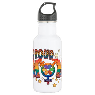 Proud Mom; Rainbow; LGBTQ Support 532 Ml Water Bottle