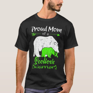 Proud Mom Scoliosis Warrior T-Shirt