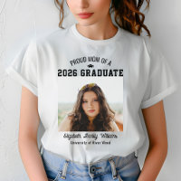 Proud Mom Senior Custom Year Graduate Photo Parent