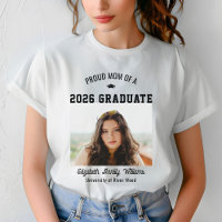 Proud Mom Senior Custom Year Graduate Photo Parent