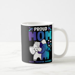 Proud Mom Suicide Prevention Awareness Warrior Mam Coffee Mug