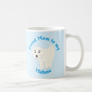Proud Mom to my Maltese Coffee Mug