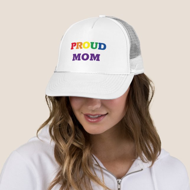 "Proud Mom" Trucker Hat (In Situ)