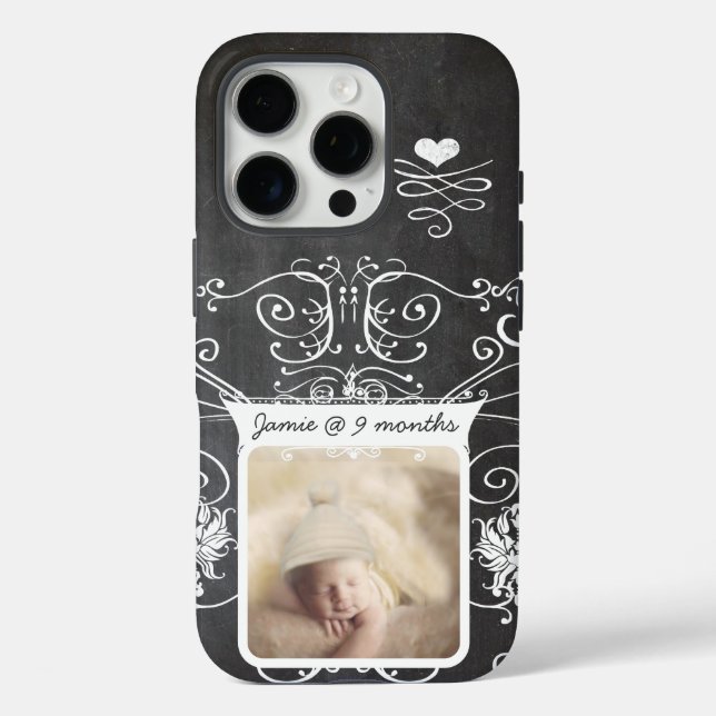 Proud Moma Chalkboard Typography Art Case-Mate iPhone Case (Back)
