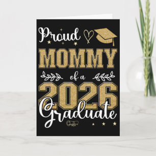 Proud Mommy Of A Cl Of 2026 Graduate For Graduatio Card