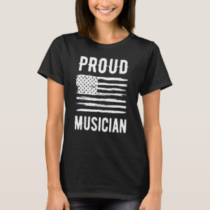 Proud Mortician Profession American Flag T-Shirt