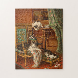 Proud Mother Cat Jules Le Roy Jigsaw Puzzle