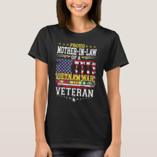 Proud Mother in law Vietnam War Veteran Matching w T-Shirt