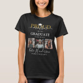 Proud Mother of the Graduate Photo Collage T-Shirt (Front)