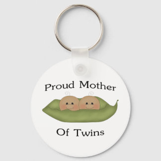 Proud Mother Of Twins Keychain