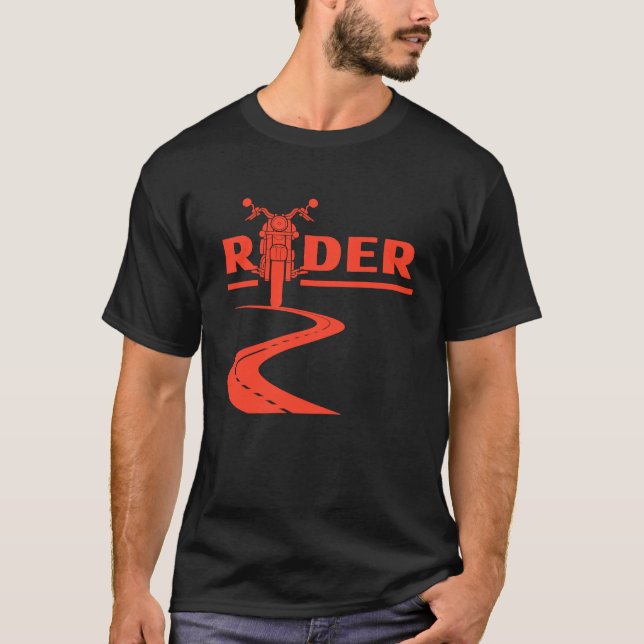 Proud Motorcycle Rider T-Shirt (Front)