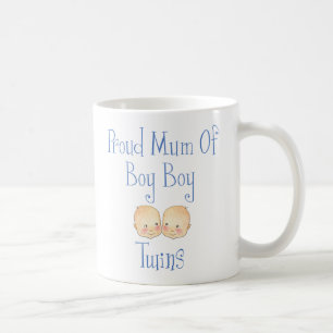 Proud Mum of Boy Twins Coffee Mug