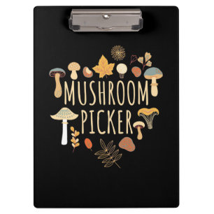 Proud Mushroom Picker Clipboard