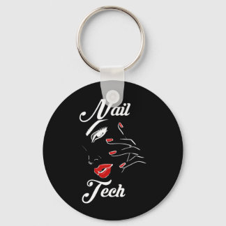 Proud Nail Tech Keychain