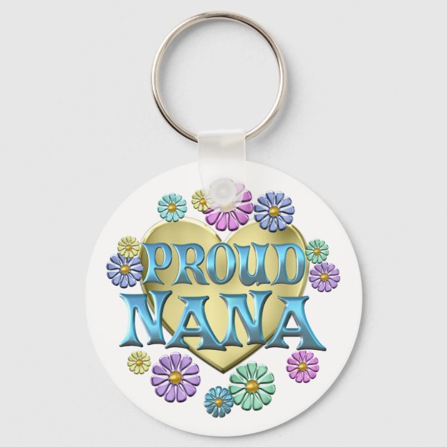 Proud Nana Keychain (Front)