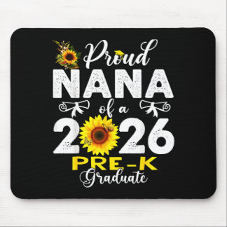 Proud nana of 2026 pre-k graduate mothers day mouse pad