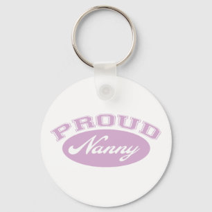 Proud Nanny Keychain