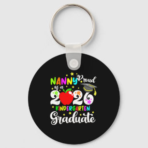 Proud nanny of 2026 kindergarten graduate mothers keychain