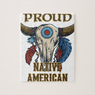 Proud Native American Jigsaw Puzzle