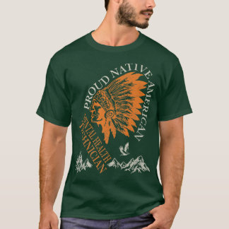 Proud Native American Job Mental Health Technician T-Shirt
