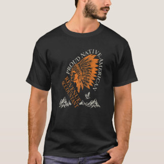 Proud Native American Job Revenue Accountant   T-Shirt