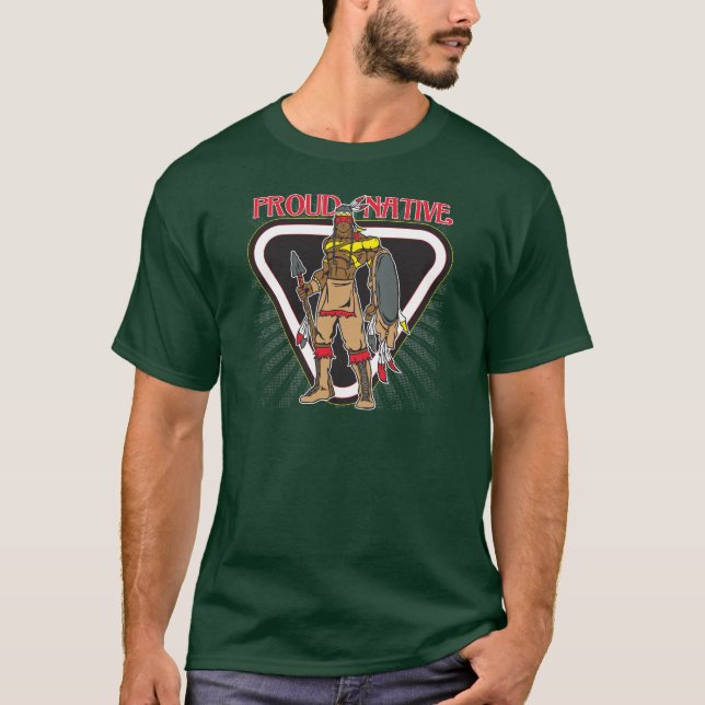 Proud Native American T-Shirt (Front)