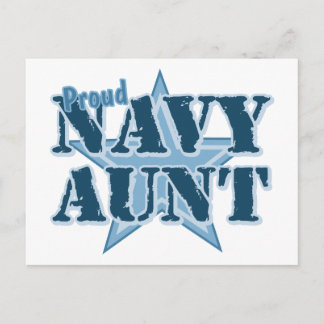 Proud Navy Aunt Postcard
