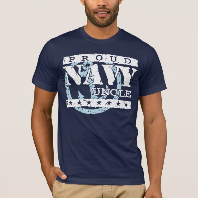 Proud Navy Uncle T-Shirt (Front)