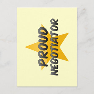 Proud Negotiator Postcard