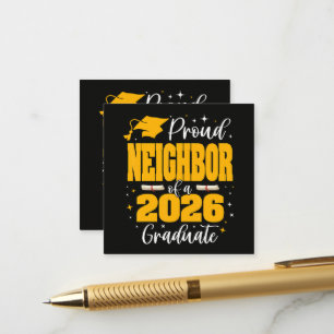 Proud Neighbour Of A Class Of 2026 Graduate Enclosure Card