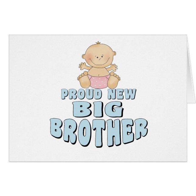 Proud New Big Brother Girl (Front Horizontal)